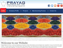 Tablet Screenshot of prayagmasterbatches.com